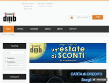 Tablet Screenshot of dmbitalia.com
